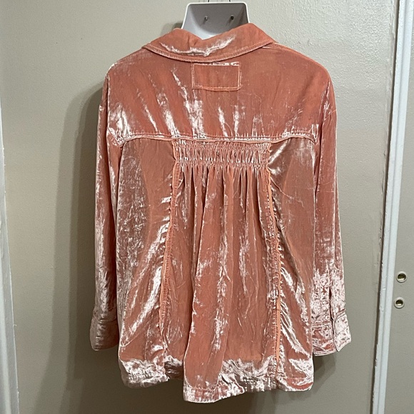 NWOT - Free People - Marianne Velvet‎ Shirt - Picture 3 of 6